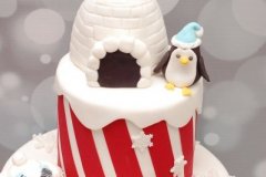First_Birthday_winter_wonderland_cake_1