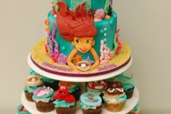 Little_mermaid_cake_and_cupcakes