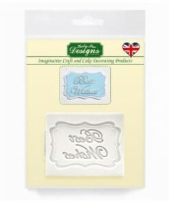 Best Wishes Mini Plaque Silicone Mold