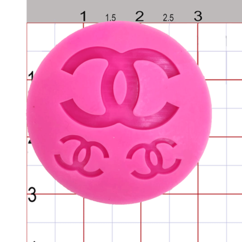 Chanel Logo Silicone Mold 3 Cavity