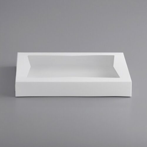 8 x 8 x 10 White Tall Cake Box without Window - Mia Cake House