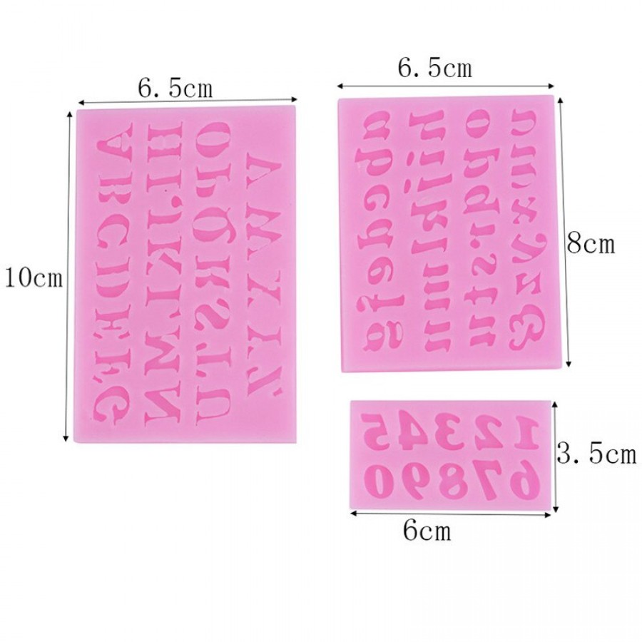 Wilton Fondant & Gum Paste Mold-Letters & Numbers