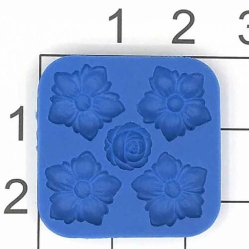 Blossom Flower Silicone Mold 5 Cavity