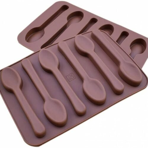 Silicone Spoon Chocolate Molds 6 Cavities