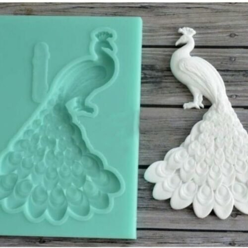 Peacock Silicone fondant mold