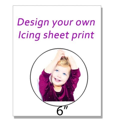 Custom Edible Print -6" Circle