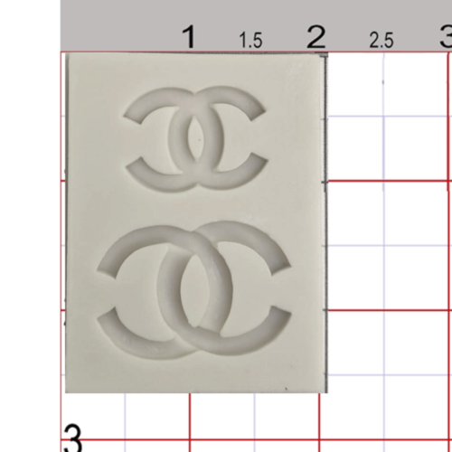 Chanel Logo Silicone Mold 2 cavity