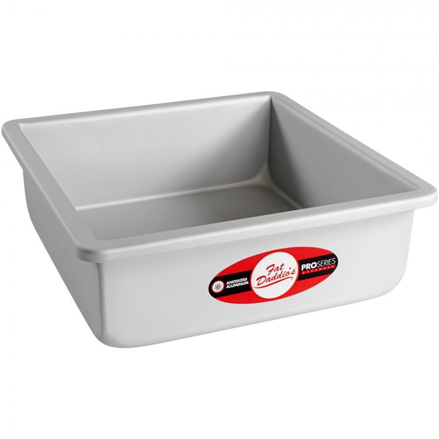 8 x 8 x 3 Square Cake Pan By Fat Daddio's - Mia Cake House