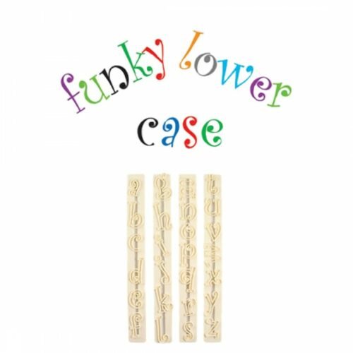 Funky Lowercase Letters Tappit, by FMM