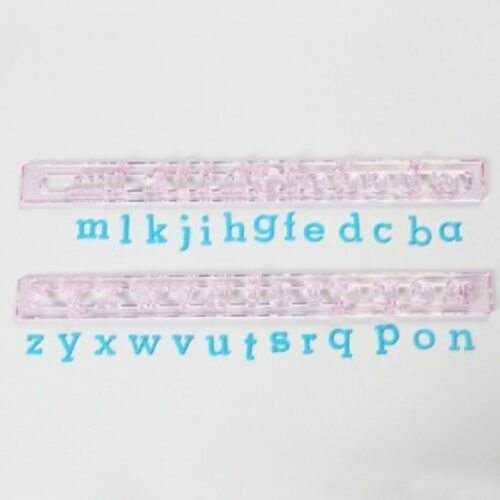 Lowercase Letters Tappit, by FMM