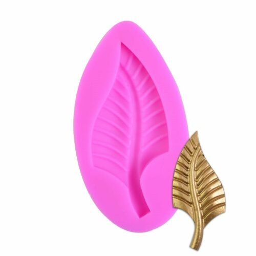 Curved Leaf Fondant Mold