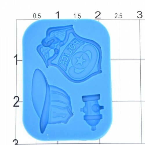 Cartoon Police Silicone Mold