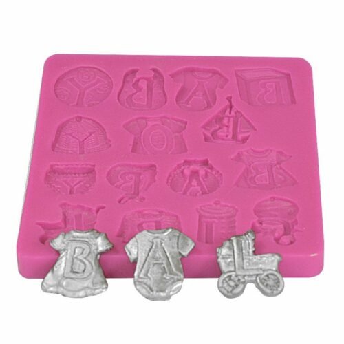 Baby Shower Silicone Mold by NY Cake