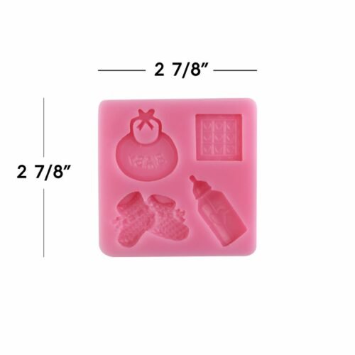 Baby Items Silicone Mold 4 Cavity