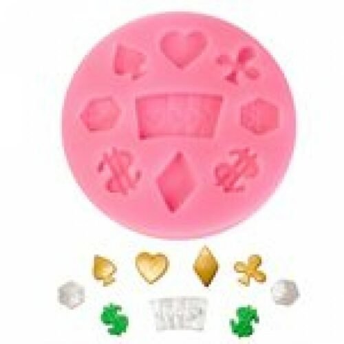 Dice, Playing Cards Silicone Mold -9 cavity