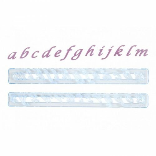 Script Lowercase Letters Tappit, by FMM