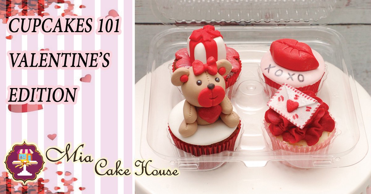 5-7pm: CUPCAKES 101 VALENTINE'S EDITION