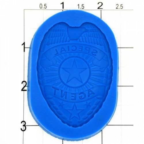 Police Badge Silicone Mold