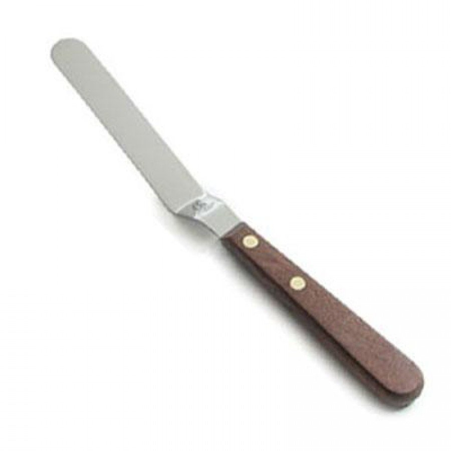 8 Angled Spatula Rosewood Handle - Confectionery House