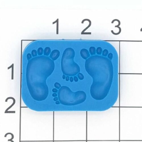 Small Baby Feet Silicone Mold