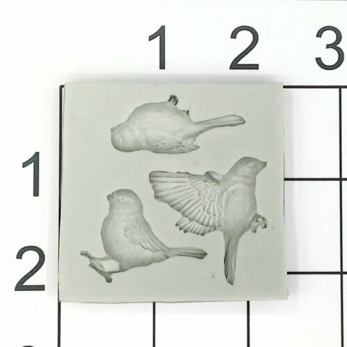 Bird 3 Cavity Silicone Mold