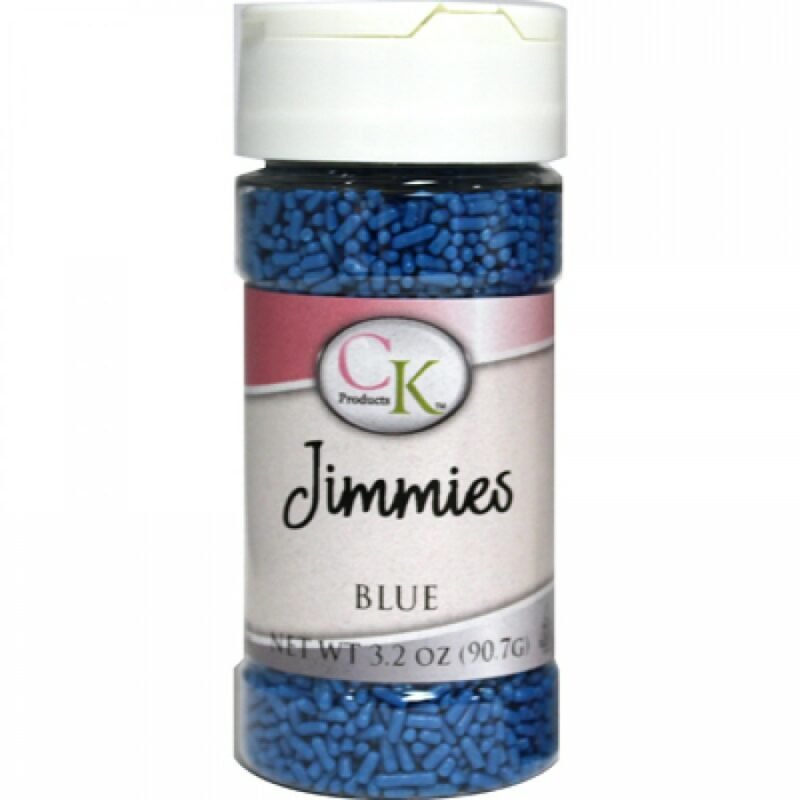 Blue Jimmies Sprinkles 3.2 Ounces Mia Cake House