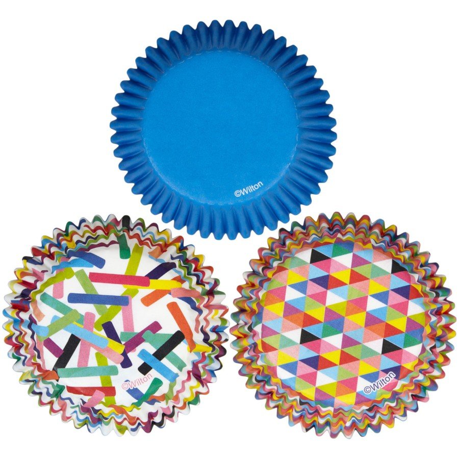 Assorted Colors and Patterns Cupcake Liners, 150-Count - Wilton