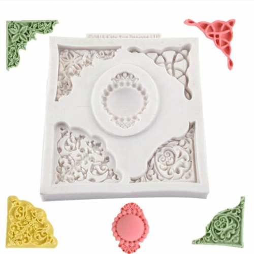 European lace embossed silicone mold