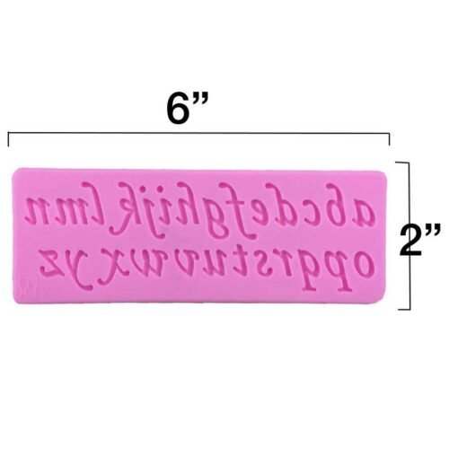 English Lowercase Letters Silicone Mold