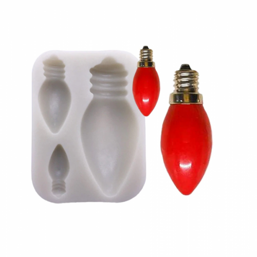Christmas Light Bulb Silicone Mold