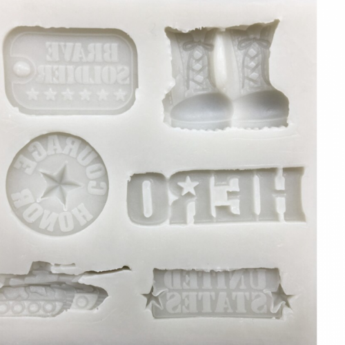 Military Army Silicone Mold