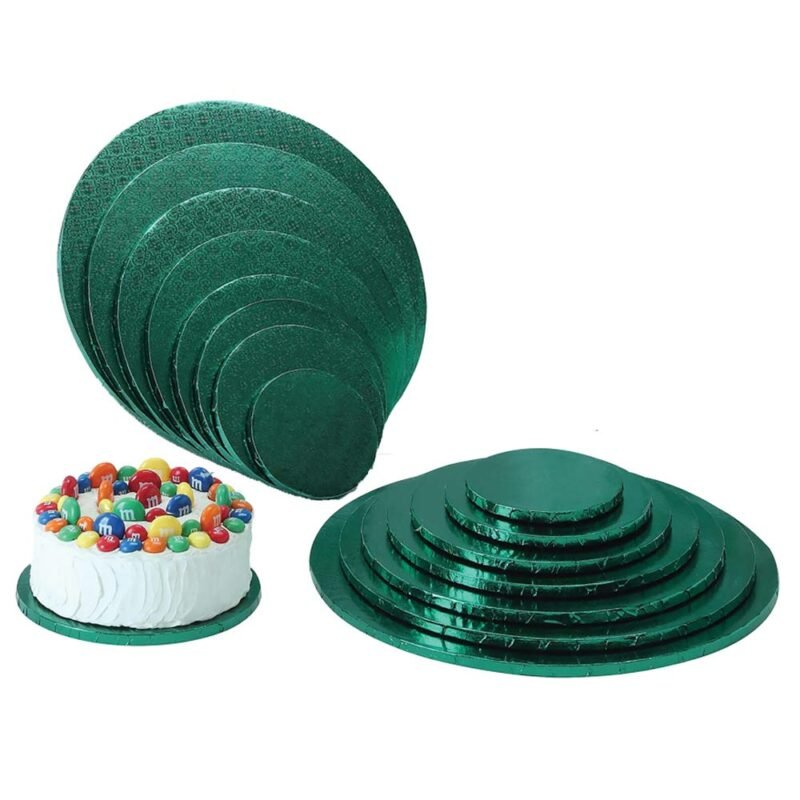 Green Round Cake Drum 10 X 12 Inches Mia Cake House