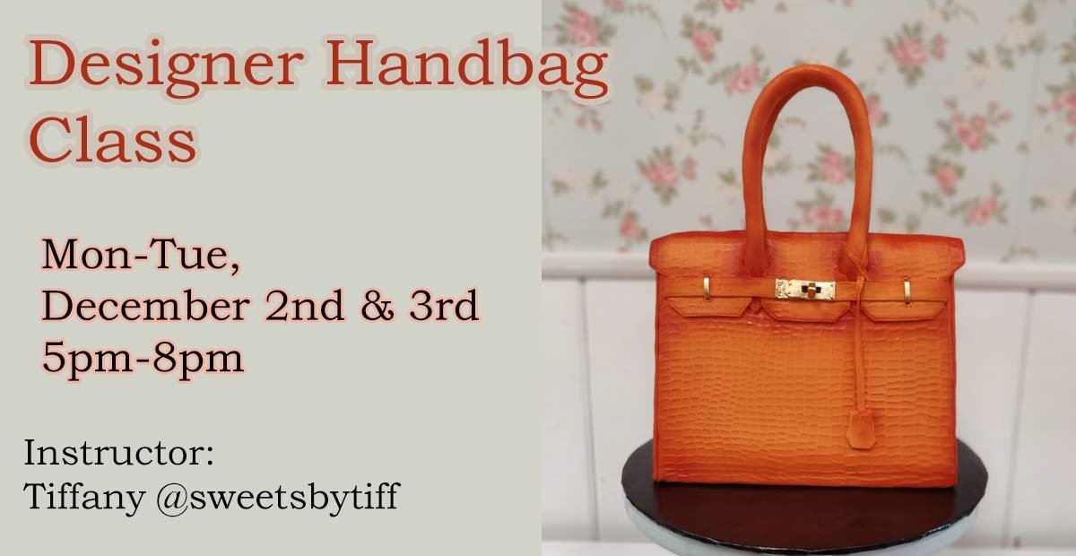 Mon & Tue 5-8pm: DESIGNER HANDBAG CLASS