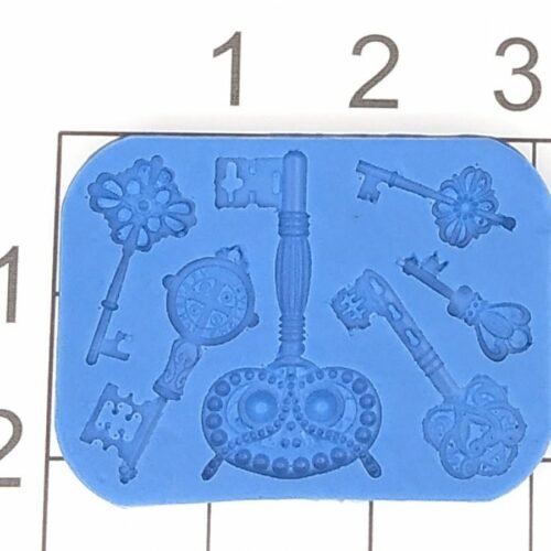 Keys  Silicone Mold 6 Cavities