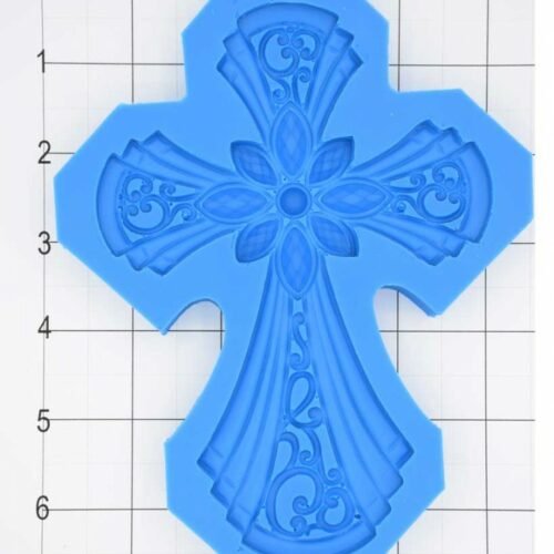 Large Diamond Cross Silicone Mold