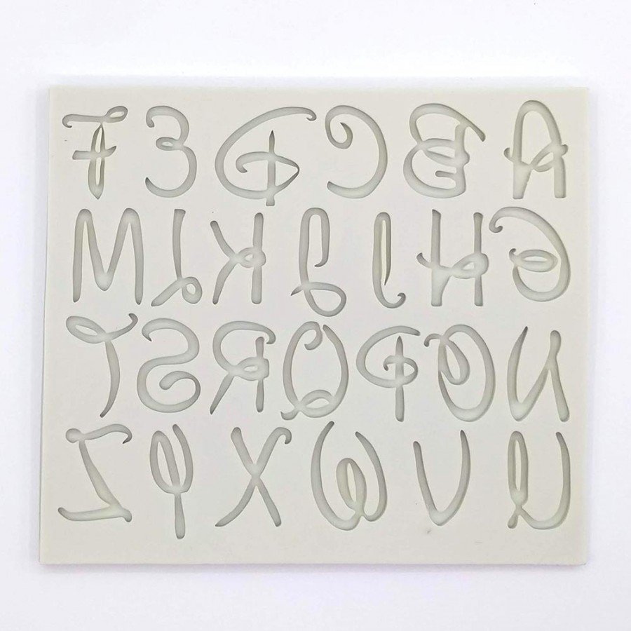 Filigree Alphabet Letter Silicone Mold – Layer Cake Shop