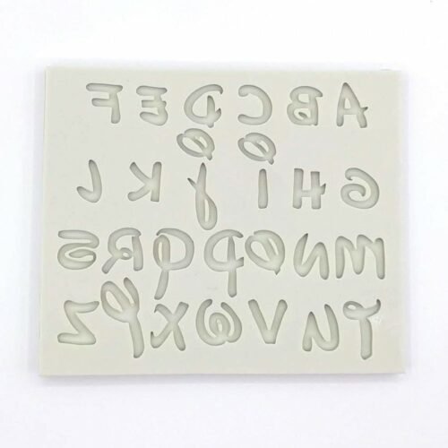 Magical Letters Silicone Mold, Small