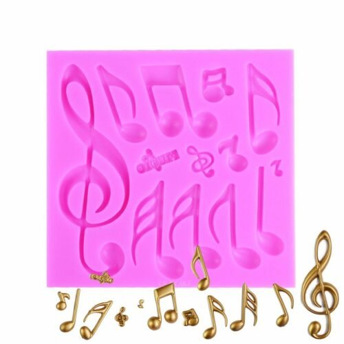 Musical Notes Silicone Mold