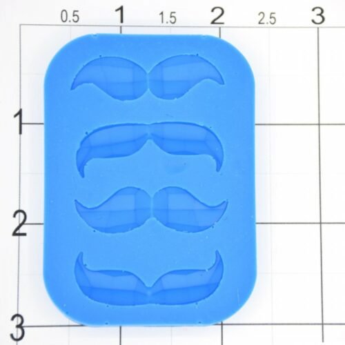Geometric Mustache Silicone Mold