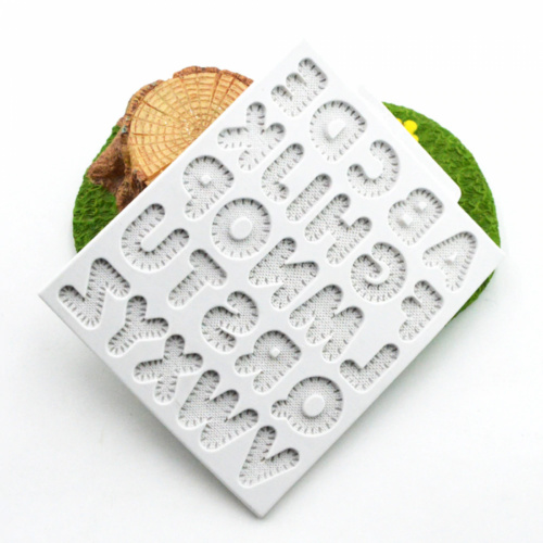 Patchwork Alphabet Silicone Mold