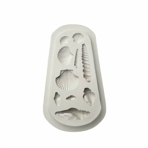Seashells Silicone Mold, 10 Cavities