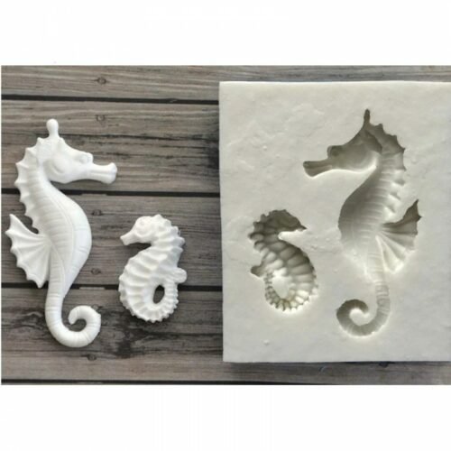 Sea Horse Silicone Mold 2 Cavity