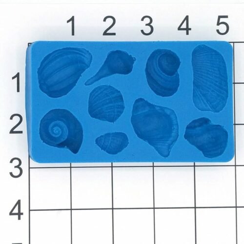 Shells Silicone Mold 9 cavities