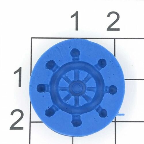 Ship Wheel 2" Silicone Mold