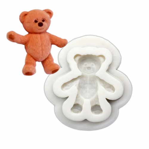 Small Cute Teddy Bear Silicone Mold
