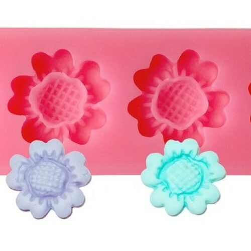 Spring Flower Silicone Mold 4 cavity