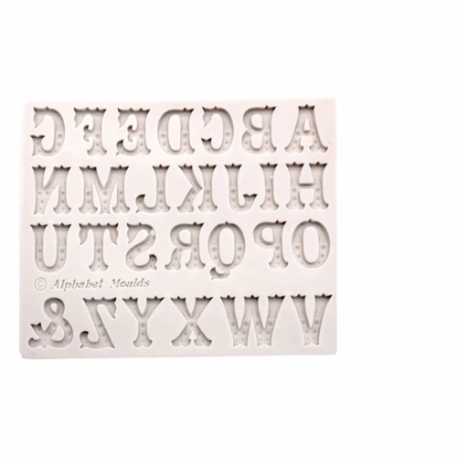 Circus Font Alphabet Silicone Mold